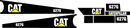 Caterpillar 627G Decal Set