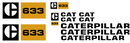 Caterpillar 633D Decal Set
