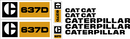 Caterpillar 637D Decal Set