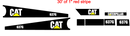 Caterpillar 637G Decal Set