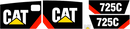 Caterpillar 725C Decal Set