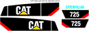 Caterpillar 725 Decal Set