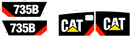 Caterpillar 735B Decal Set