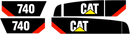 Caterpillar 740 Decal Set