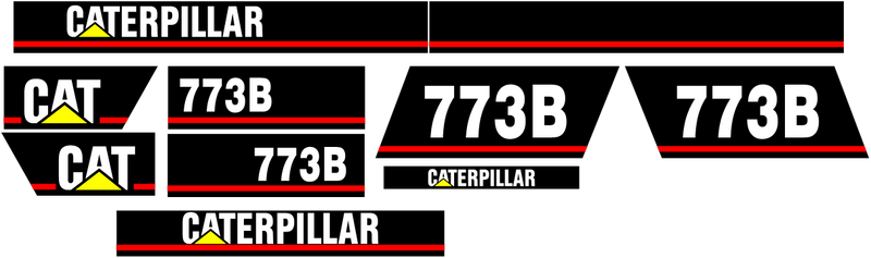 Caterpillar 773B Decal Set