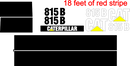 Caterpillar 815B Decal Set