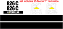 Caterpillar 826C Decal Set