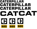 Caterpillar 920 Decal Set