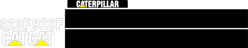 Caterpillar 928F Decal Set