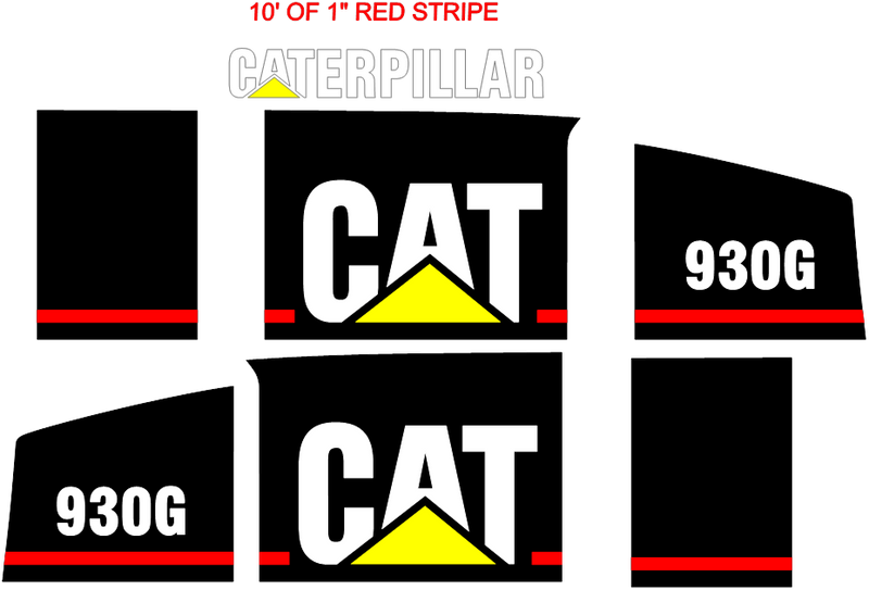 Caterpillar 930G Decal Set