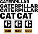 Caterpillar 930 Decal Set