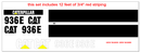Caterpillar 936E Decal Set