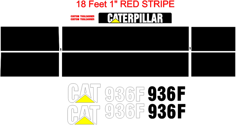 Caterpillar 936F Decal Set