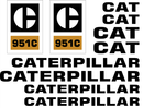 Caterpillar 951C Decal Set