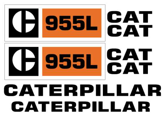 Caterpillar 955L Decal Set