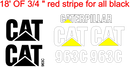 Caterpillar 963C Decal Set