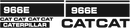 Caterpillar 966E Decal Set