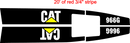 Caterpillar 966G II Decal Set