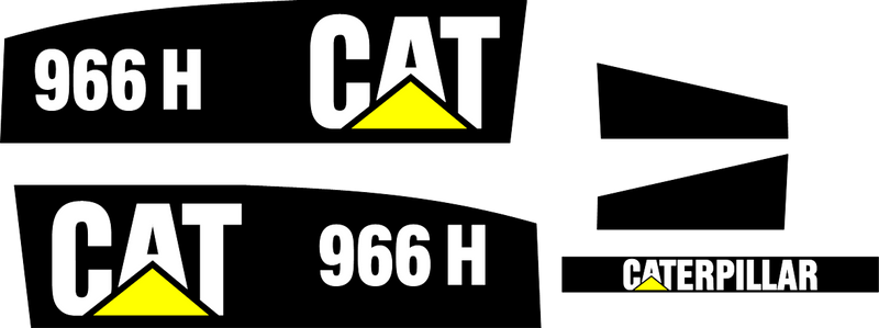 Caterpillar 966H Decal Set