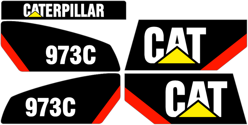 Caterpillar 973C Decal Set