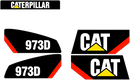 Caterpillar 973D Decal Set
