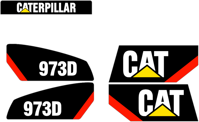 Caterpillar 973D Decal Set