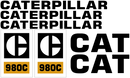 Caterpillar 980C Decal Set