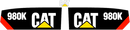 Caterpillar 980K Decal Set