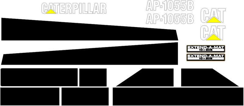 Caterpillar AP-1055B Decal Set