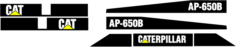 Caterpillar AP-650B Decal Set