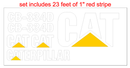 Caterpillar CB-334D Decal Set
