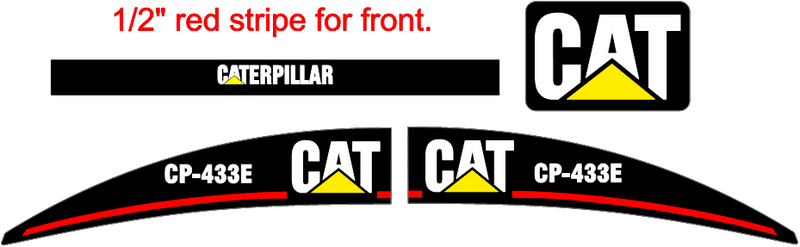Caterpillar CP-433E Decal Set