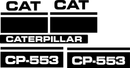 Caterpillar CP-553 Decal Set