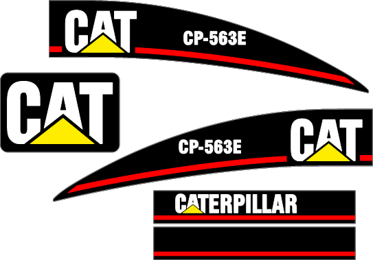 Caterpillar CP-563E Decal Set