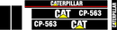 Caterpillar CP-563 Decal Set