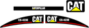 Caterpillar CS-423E Decal Set