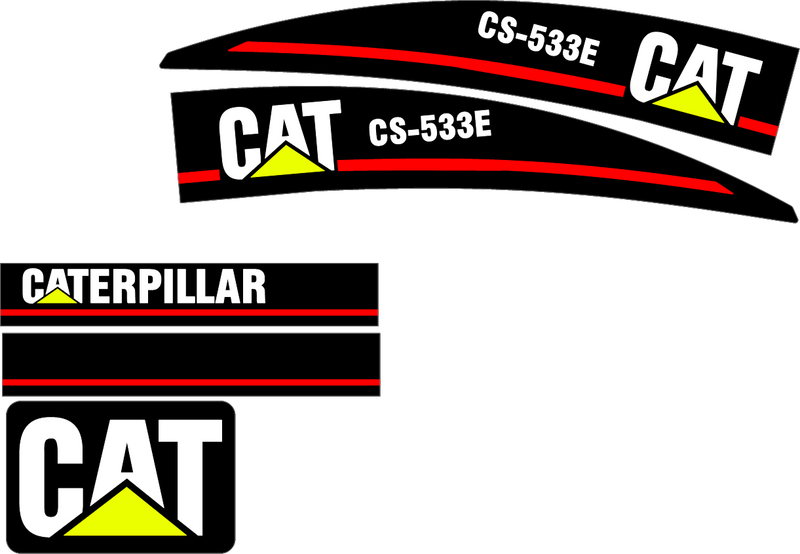 Caterpillar CS-533E Decal Set
