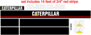 Caterpillar CS-563 Decal Set