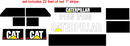 Caterpillar D10N Decal Set