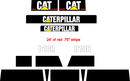 Caterpillar D10R Decal Set