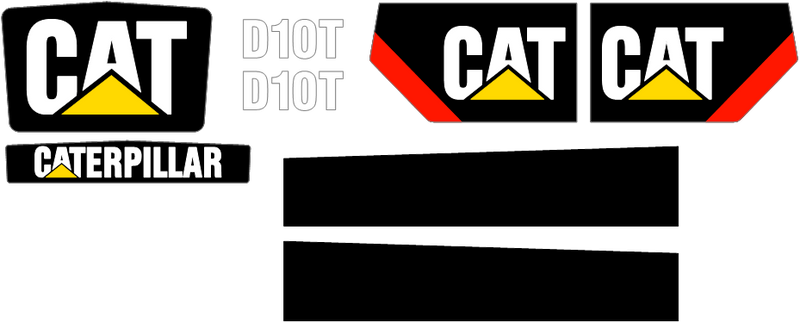 Caterpillar D10T Decal Set