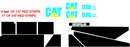 Caterpillar D3G XL Decal Set