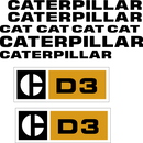 Caterpillar D3 Decal Set