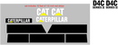 Caterpillar D4C II Decal Set