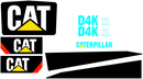 Caterpillar D4K XL Decal Set
