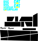 Caterpillar D5C Decal Set