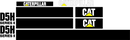 Caterpillar D5H LGP II Decal Set