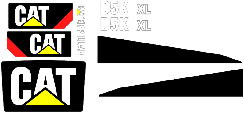 Caterpillar D5K XL Decal Set