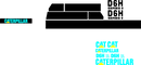 Caterpillar D6H XL II Decal Set