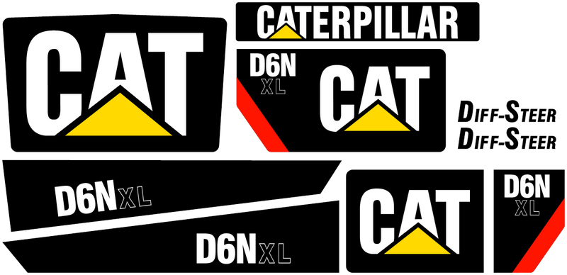 Caterpillar D6N LGP Decal Set